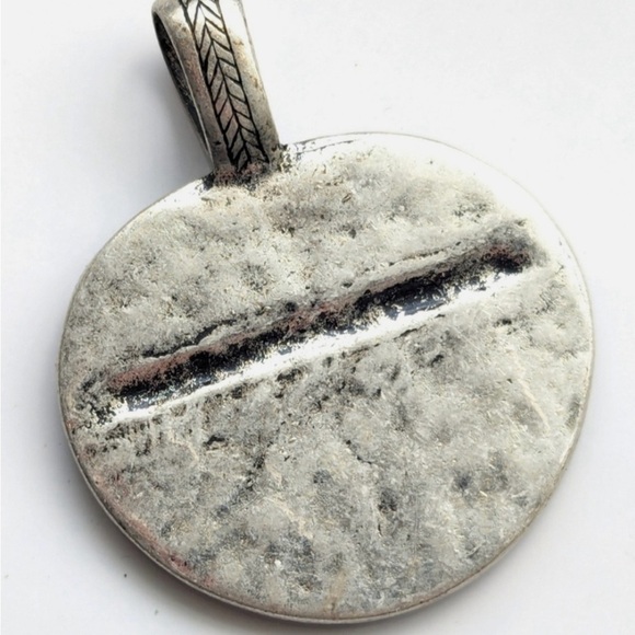 Laura Ashley necklace. Has a rustic style Multicolor Pendant Necklace bohemian - Picture 4 of 4